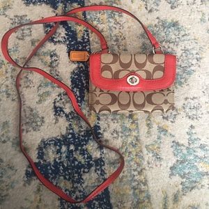 ❗️last call❗️Coach crossbody rust color